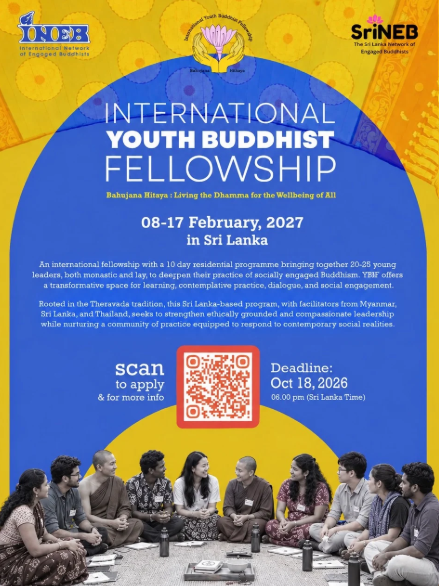 International Youth Buddhist Fellowship 2027 to Bring Young Buddhists Together in Sri Lanka